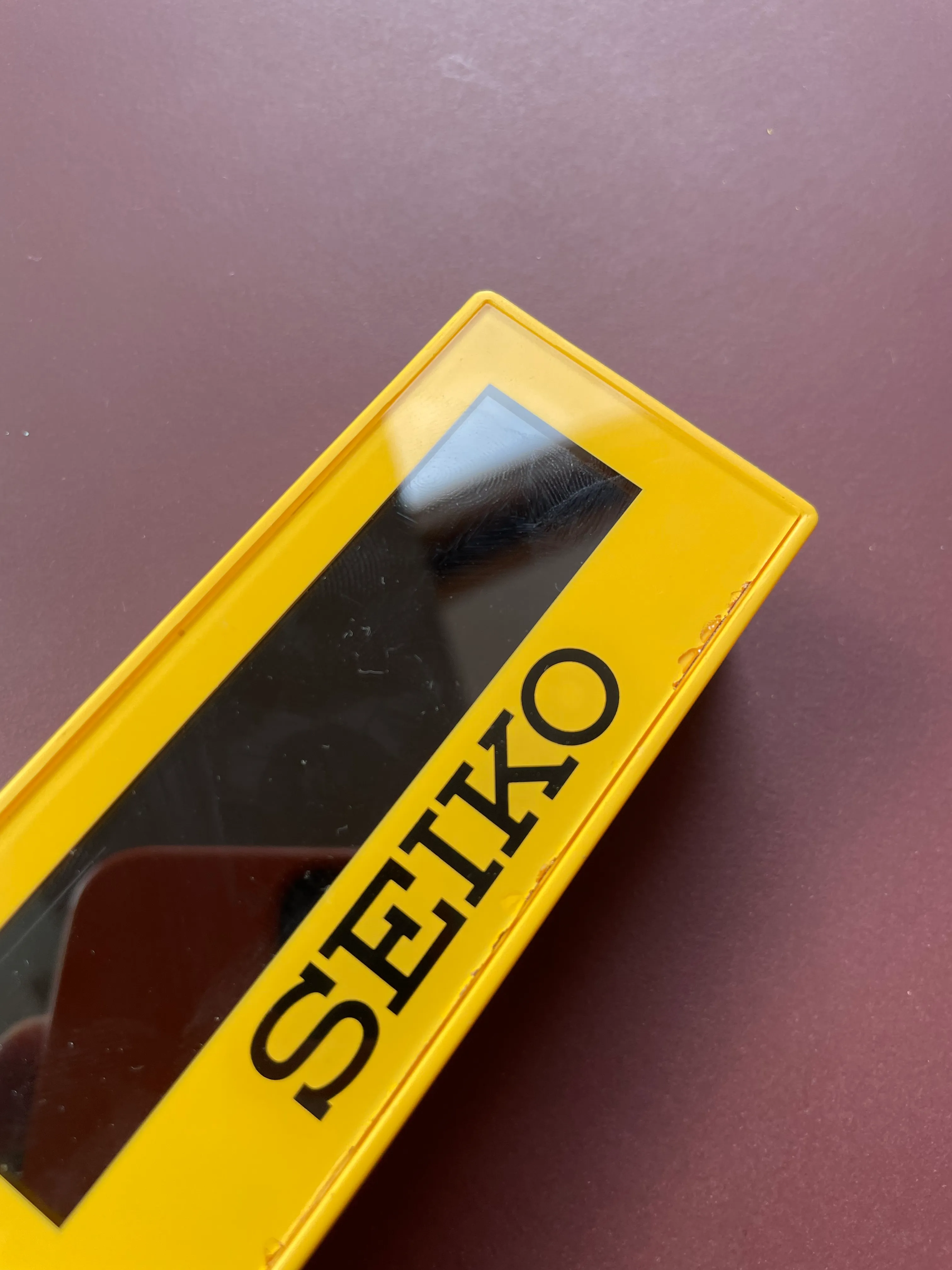 Damaged front due to wedging