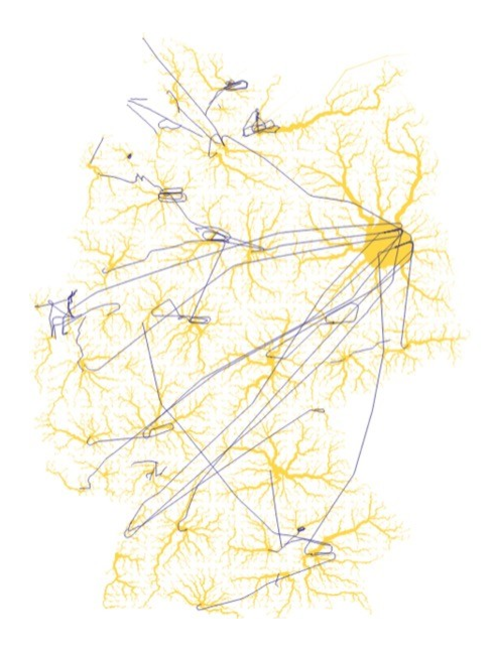 Early prototype of the Flights to Rome algorithm