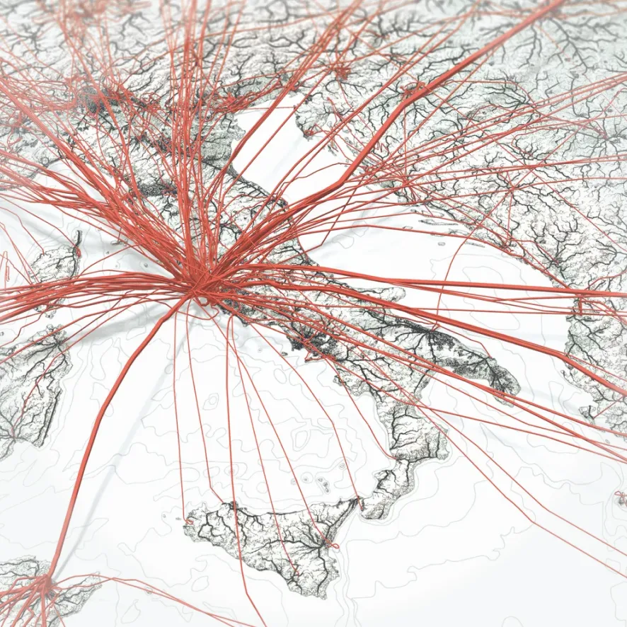 Flight corridor visualization