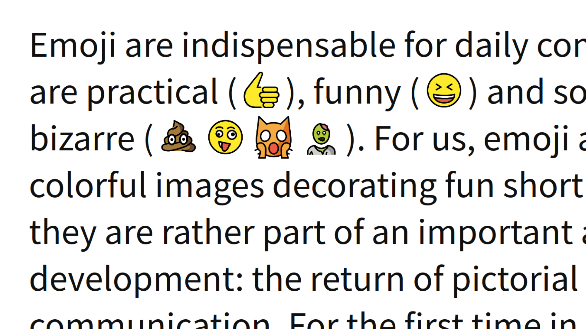 OpenMojis used in text